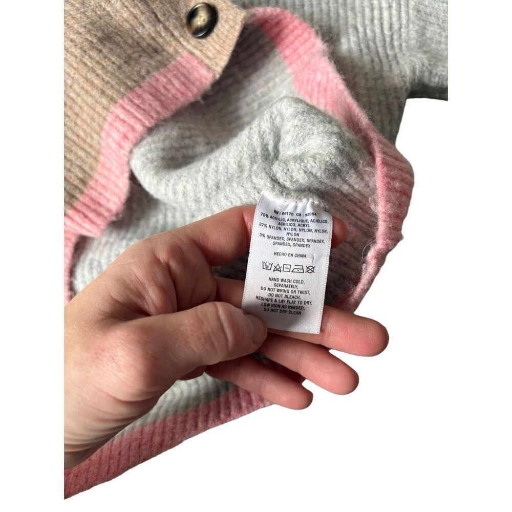 Anthropologie Saturday Sunday Lounge set‎ Top Cardigan size M Taupe Gray - Picture 10 of 12